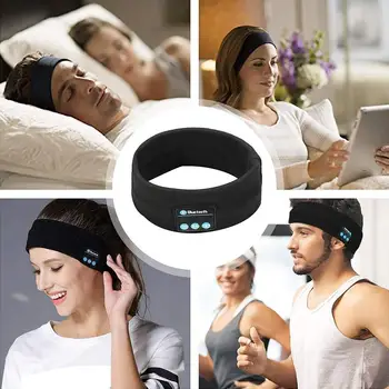 Brezžične Slušalke Bluetooth 5.0 Šport Glavo Slušalke Stereo Slušalke Spanja Igralec za Vožnjo Telovadnici Slušalka