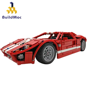 Buildmoc Non-RC 2005Ford-Mustang Hoonicorn 1:12 RTR V2 Gradnik Za Tehnika Dirke Mestni Avto Opeke Igrače za Otroke