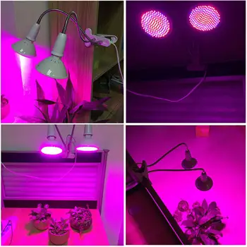 Celoten spekter Rastlin Raste Led Žarnice Žarnice svetila za Semena hydro Cvet Toplogrednih Zelenjave na Notranji vrt E27 ffs growbox
