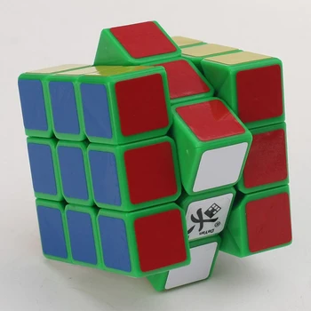 Dajan Zhanchi 3x3x3 Hitrost Kocka nemagnetnih TengYun 5.7 CM 3x3 Zhanchi Nalepke Cubo Magico Puzzle otroci Igrače Darilo za Otroke