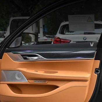 Desni Pogon Avto Notranje zadeve Prozorno Zaščitno folijo Centralne Konzole Prestavi Plošča Nalepke za BMW 7 series G11 G12 740d 750i