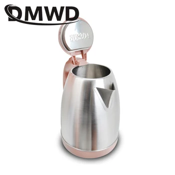 DMWD 110V Električni grelnik vode Travel Mini Vroče Vode za Ogrevanje Kotla Pokal Prenosni iz Nerjavečega Jekla Čajnik Vrele Grelec Pot EU NAS Plug