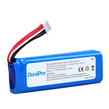 DuraPro 6200mAh GSP1029102R Baterija za JBL Polnjenje 2 + /Polnjenje 2 Plus Zamenjava baterije zvočnik