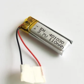 EHAO 401030 3,7 v 110mAh Litij-Polimer LiPo Baterijo za ponovno Polnjenje Za Mp3, GPS, bluetooth Slušalke Slušalke