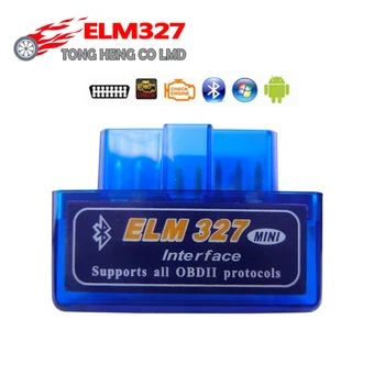 ELM327 Bluetooth V2.1 Super Mini ELM 327 OBD2 OBDII Avto Diagnostično Orodje za Android, Windows, Symbian