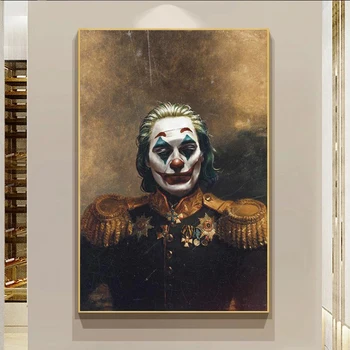 Filmska Zvezda Joker Wall Art Oljna slika na Platnu Plakatov in Fotografij Nordijska Cuadros Wall Art Slike Za dnevno Sobo