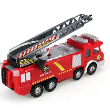 Fireman Sam igrača avto model majhnih Glasbe luči gasilsko reševalne lada samara otroci igrače za brizganje vode Sprinkler fire engines