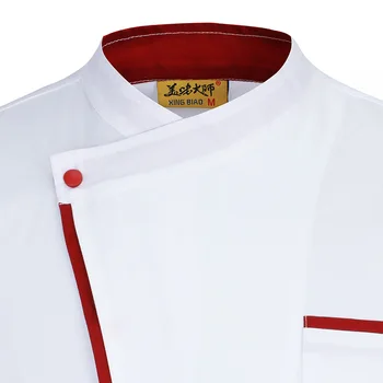Hotel kuhinja cook uniforme Kuhar suknjič restavracija enotno rokavi moški kuhar majica oblačila hotel Unisex kuharji obleka+kuhar predpasnik