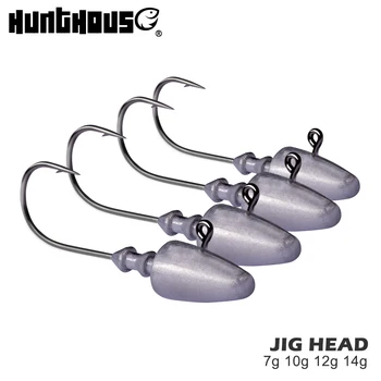 Hunthouse mehka vaba glava vijaka šablona glavo za velike čepa 5g 10 g 15 g 20 g ribiško orodje, ribiška oprema