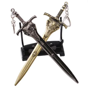 Igra Temne Duše III alterus Velik meč orožje keychain obesek za ključe, cosplay model obesek igrače darila