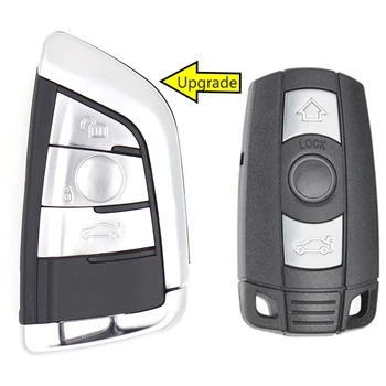 Keyecu CAS3 brez ključa-Go Spremeniti Smart Remote Tipko 3 Gumbi 315MHz / 868Mhz PCF7952 za BMW 3/5 Serija X5 2006 2007 2008 2009 2010