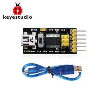 Keyestudio FTDI(original čipi) Osnovni Program Downloader USB na TTL FT232+USB kabel za Arduino