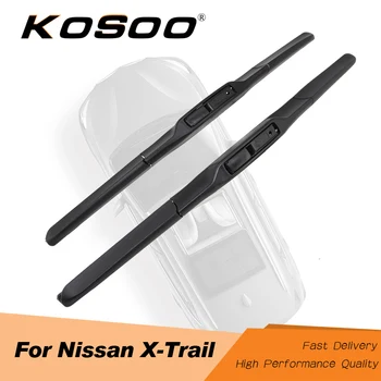 KOSOO Za NISSAN X-Trail, T30/T31/T32 Model Leto Od leta 2001 Do Leta 2018 Fit J Hook Roko Auto Naravne Gume, Metlice Brisalcev Dodatki