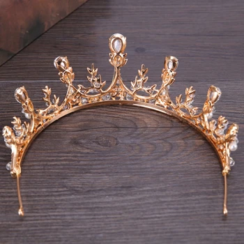 Krono Nevesta Luxury Letnik Pokrivala Za Ženske, Nakit, Poročni Princess Tiara Dekor