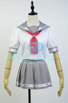 Kurosawa Dia LoveLive! Sunshine Aqours Cosplay Kostum Japonski Anime Dekle Mornar Šoli Enotno Pustne Obleke