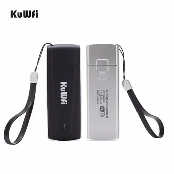 KuWfi 4G Modem USB Wifi Dongle 4G LTE Wifi Usmerjevalnik Mini USB LTE Brezžični Usmerjevalnik Žep Mobilni Wifi Hotspot S Sim Kartico
