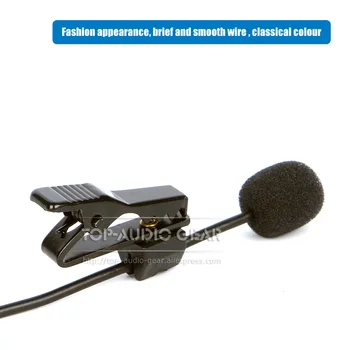 Lavaliar Ovratnik pritrjevalni Mikrofon Microfone Za AKG PT 80 81 400 2000 4000 PT80 Brezžičnega Mikrofon Sistema Bodypack Microfono