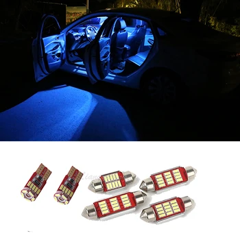 LED Notranja Luč Kit Canbus Napak Žarnice Zemljevid Dome Lučka Za Toyota RAV4 2001-2013 2016 2017 2018 2019