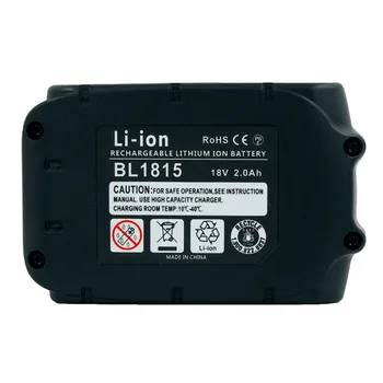 LERRONX NOVO 2PCS 18V 2.0 Ah Litij-Polnilna Nadomestna baterija Za Makita električno orodje BL1815 BL1830 LXT400 BL1840 BL1850