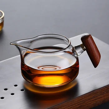 Leseni ročaj tea cup čajnik toplotno odporni pošteno skodelico čaja morju čaj dodatki