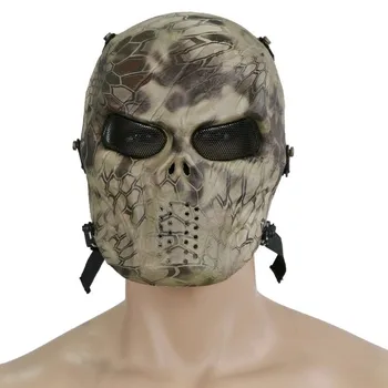 M06 Poln Obraz Taktično Masko Vojaške Lobanje Paintball Maska Airsoft Vojske Wargame Lov Za Varstvo Cosplay Halloween Party Maske