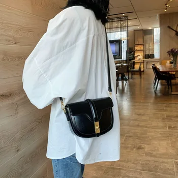 Majhne Ženske Messenger Bag Moda Mehko PU Usnje Crossbody Vrečke Vintage Torbico 2020 Oblikovalec Ženska Torba bolsas