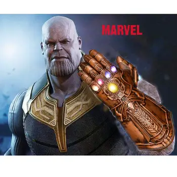 Marvel Thanos Rokavice Žareče Avengers 40% Thanos Maska Infinity Vojne Rokavice Draguljev Pisane Luči