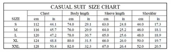 Mens Jopič 2020 Novo Stilsko Kariran Trak Poslovnih Slim Mens Obleke, Jopiči za Sam Gumb, Moški Plašč Brez Razrežejo