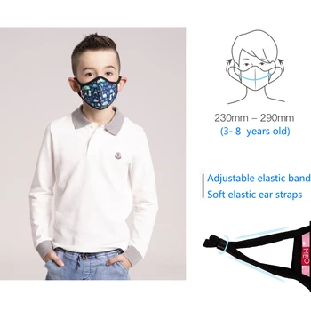 MEO otroške maske proti meglica, prah PM0.1 dihanje in stroj fantje in dekleta, narejene v Novi Zelandiji, modra, roza za otroke ovce