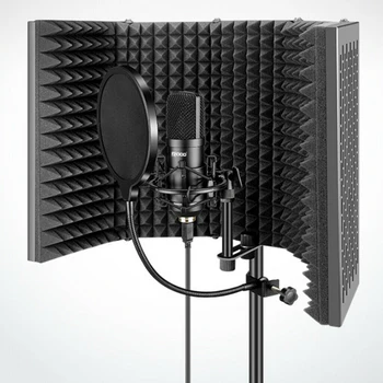 Mikrofon Izolacije Ščit Filter Zaslon Plošča Za Oddajanje Podcasting