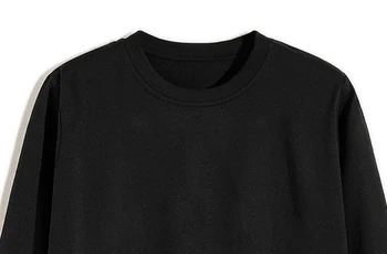 Milano Di Rouge Črn Pulover S Kapuco Sweatshirts Polno Velikost Za Moški Ženske Moški Ženske
