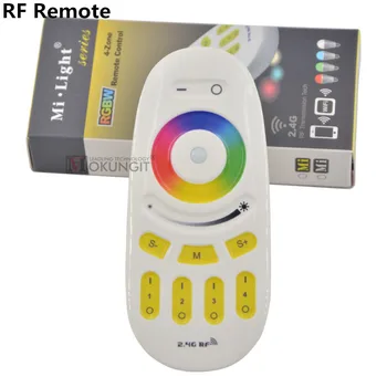 MiLight 2.4 G 4 Zone WIFI LED Krmilnik iBox+ RF Touch Remote+RGB RGBW Krmilnik za RGB RGBW LED Trakovi Luči DC12V-24V