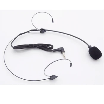 Mini 3.5 mm Jack Glavo, vgrajen Žični Mikrofon MIC kondenzatorskega Mikrofona Za Glasovno Ojačevalnik Zvočnik Profesionalni Slušalke