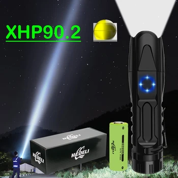 Mini 300000 lumen xhp90.2 najbolj močna led svetilka baterijska svetilka xhp70 polnilna Taktično svetilke usb xhp50 ročno svetilko xhp70.2