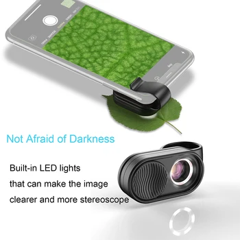 Mini Prenosni Pametni Studio Video, Foto Mikroskopom 100X Povečavo, Vgrajen v LED Luč za Vezje Pregled