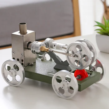 Mini Vroč Zrak Stirling Motor Motor Model Izobraževalne Igrače Kompleti Kovinski Avto Skupščine DIY Znanost Učni Model Igrača