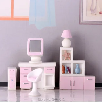 Miniaturni Lutke Pohištvo Set za Punčke Hiša Mini Igrača Kit Pribor TV, Kuhinjo, Doma Hladilnik Otroci Pretvarjajo, Igrajo Diy Figur