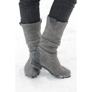MORAZORA 2020 nov prihod gleženj škornji za ženske zdrsne na nizkih petah priložnostne čevlji jesensko zimski škorenjčki ženske big velikost 35-47