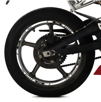 Motorno kolo inner wheel Nalepke platišča reflektivni dekoracijo decals moto oprema Za YAMAHA TMAX 500 530
