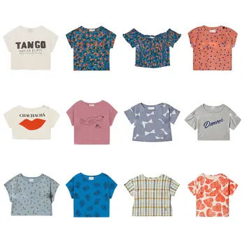 NA ZALOGI 2020BC pomlad in poletje kratek t-shirt nove Evropske in Ameriške otroške majice za fantje in dekleta vrh