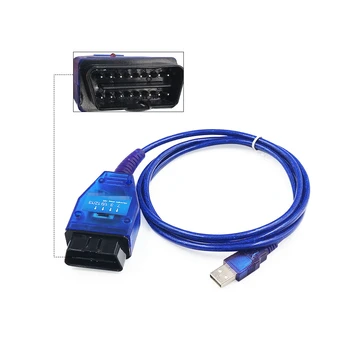 Najnovejše za VAG USB KKL Vmesnik + za Fiat ECU Scan OBD OBD2 Diagnostični Optičnega Kabla, Avtomobilov, Motorjev, zračna Blazina Adapter za Skeniranje Orodje