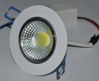 Najnovejši 7W 9W 12W LED COB čip downlight Vgradni LED Stropna luč Spot Luči Lučka Bela/ topla bela led žarnice epistar zk90