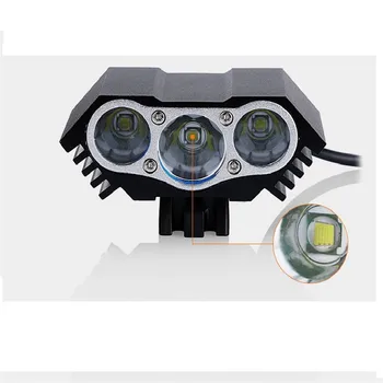 Nepremočljiva 3XT6 LED Kolo Svetlobe 10000LM Sprednje Kolo Vodja Svetlobe Noč Kolesarska Svetilka 5V USB Žaromet Samo Lučka Ni Baterija