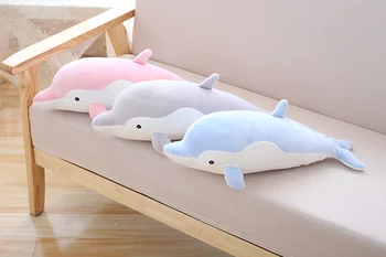 New Visoke kakovosti blaga delfini blazino lutka plišastih otroške igrače delfini lutka mehko polnjene živali, morja, rib, delfinov, otroci, prijatelji darilo
