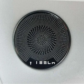 Notranja Oprema Za Tesla Model 3 model3 Vrata Zvočnik Pokrov Steber Rogov Trim Dekorativni Okvir Nalepka