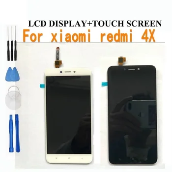 NOV LCD Zaslon+Računalnike, Zaslon na Dotik, Zbor Za Xiaomi Redmi 4X mobilni telefon 5.0 palčni telefoni zaslonu orodja kot darilo