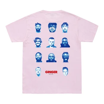 Nove Priložnostne Brockhampton All-American Boyband T-Shirt Moški INGVER Obraz Tiskanje Harajuku Tee Shirt Pisane zabavne Majice Bombaž Vrh