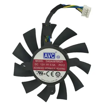 Novi Originalni AVC ZA NVIDIA GTX460 550TI AVC štiri-pin video kartice, hladilni ventilator DASA0815R2U smart termostat DASA0815R2H