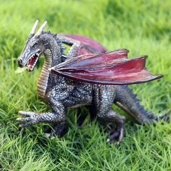 Oenux Original Genuin Divjak, ki Plujejo pod Magic Dragon Dinozavri figuric Kitajski Zmaj Živali Model PVC Zbirka Otroci Igrače