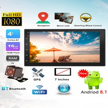 OLOMM 2.5 D Android 2din Avto Večpredstavnostna MP5 Predvajalnik, Radio, GPS Navi WIFI Autoradio 7